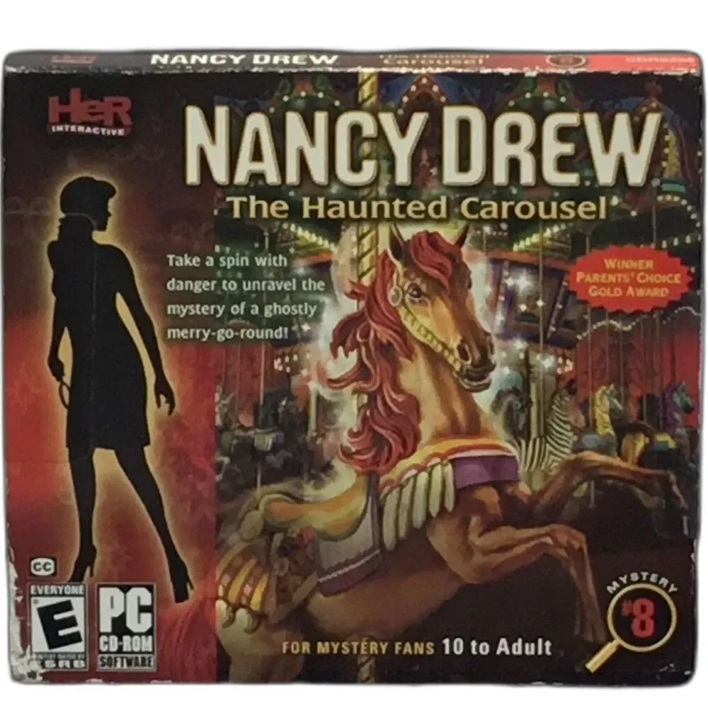 Nancy Drew The Haunted Carousel PC Vintage Her Interactive Mystery Game